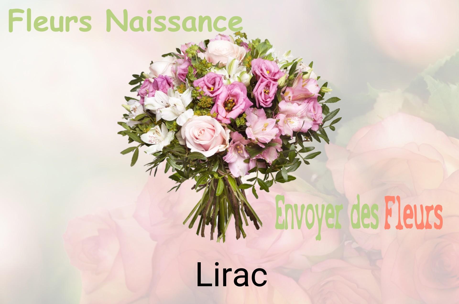 Bouquet de fleurs de naissance livré à Lirac